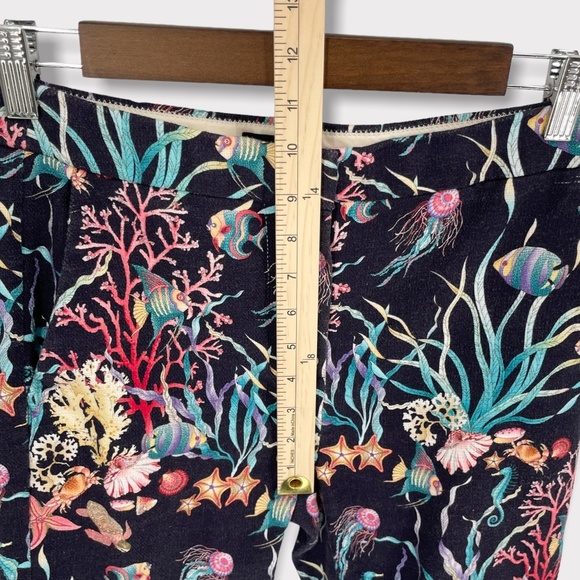 J Crew Blue Ratti Under the Sea Patio Pant - Picture 7 of 10